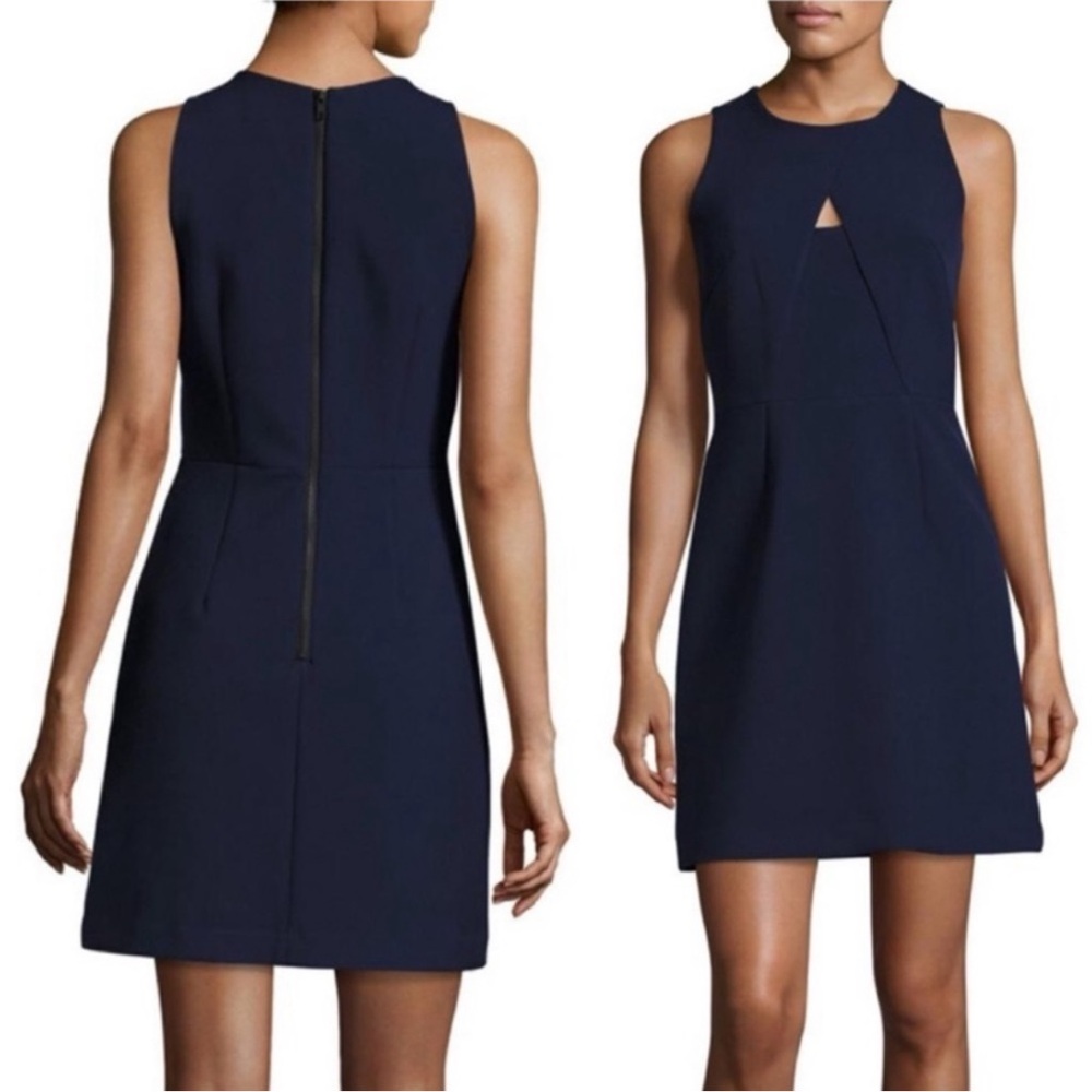 Milly Revolve Navy Cut Out Mini A Line Dress Size 8